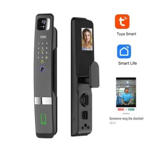 China S924Max Smart Home Wifi Lock with Fingerprint Card Code Key Multi-unlock Way for Home on sale
