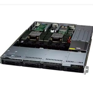 CloudDC X13 1U Server Supermicro SYS-611C-TN4R PCIe 5.02 4 Hot-Swap 3.5" NVMe