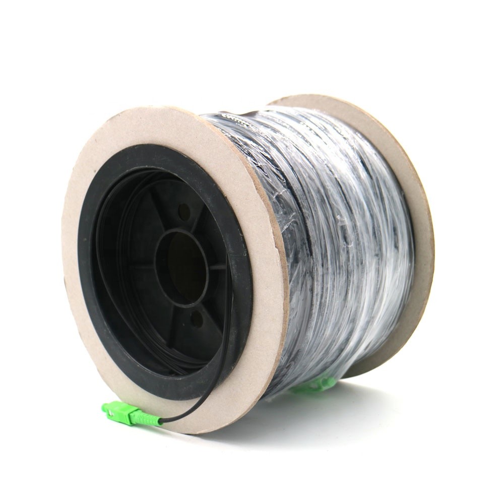 Pre Terminated SC/APC G657A1 LSZH FTTH Fiber Optic Drop Cable