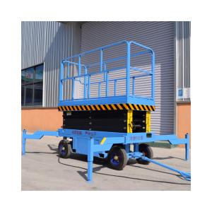 China 320kg load capacity 10m 12m self-propelled lift height aerial work hydraulic platform lift on sale