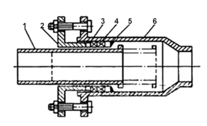 Special Welding DN150 PN25 Sleeve Compensator For Thermal Pipeline