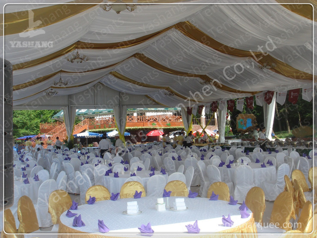 Custom Exhibition High Peak Frame Tent Pagoda Replacement Canopy Pavilion