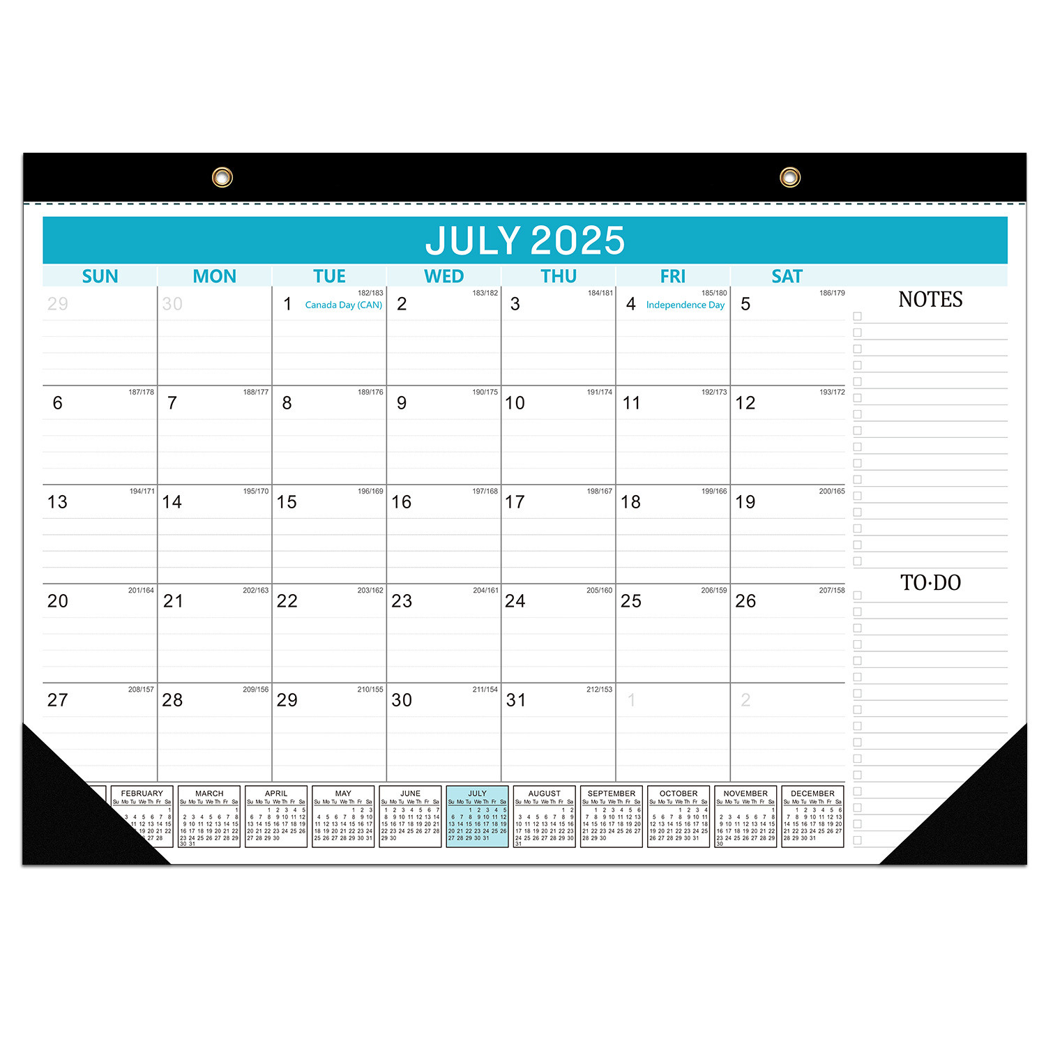 Professional Business Branded Custom Desk Calendars with Personalization Add Personal Dates And Events