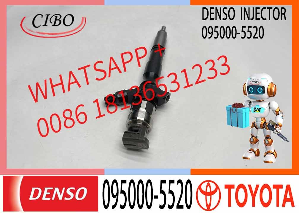 Excavator 095000-5930 095000-5520 095000-5440 095000-8290 095000-8220 Engine Common Rail Fuel Injector 095000-8560