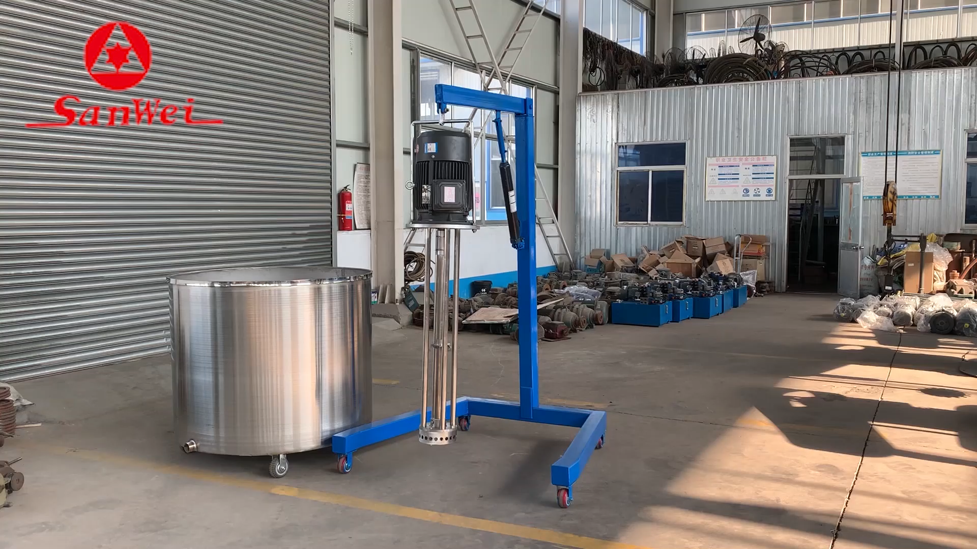 SUS316L High Shear Mixer for Construction Works Emulsions Homogenizer Lab Emulsifier