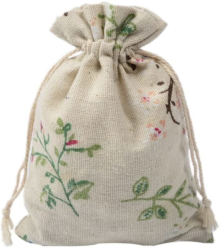 Cotton Drawstring Bags Jewelry Pouches Wedding Favors Bag For Christmas Party