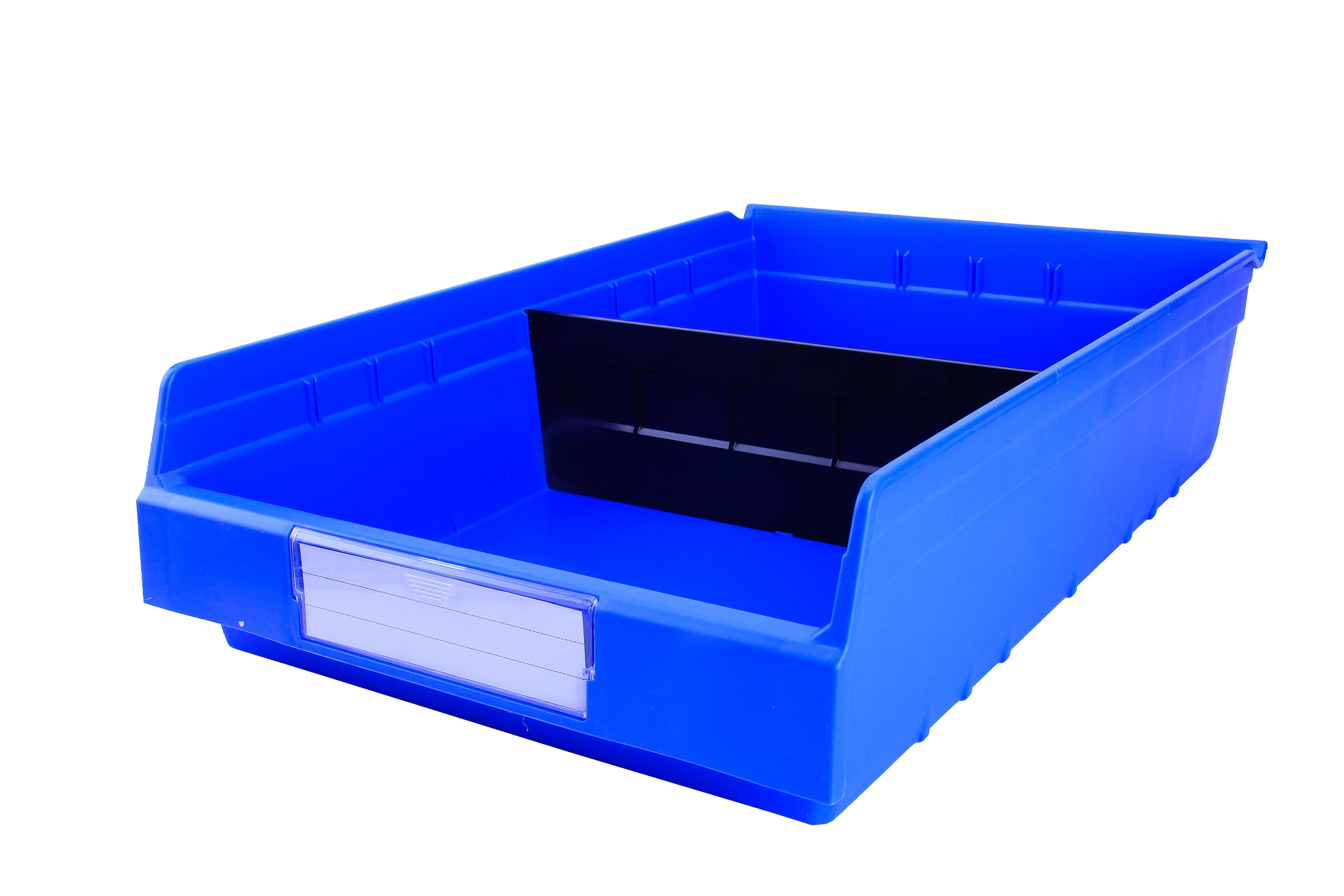 Tool Organization Made Simple Stacking Plastic Shelf Bins for Office and Workshop