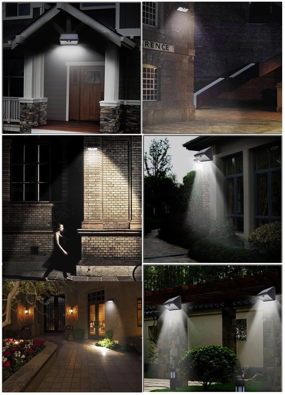 Eco Friendly Solar Rechargeable Light For Home Garden Delay Time 10S