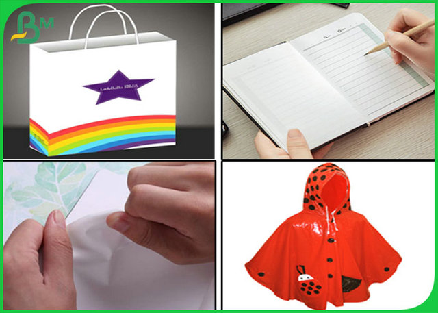 Waterproof White Matt Polypropylene Paper Sheet Of 150um Thickness