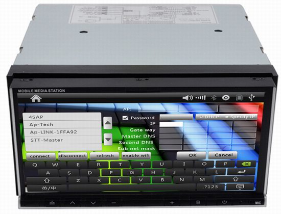Ouchuangbo car stereo radio for Universal car DVD with gps navigation bluetooth OCB-2619