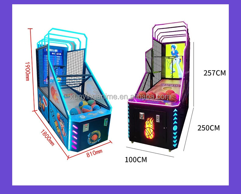 180KG Arcade Hoops Cabinet Basketball Arcade Machine Electronic For Teenager
