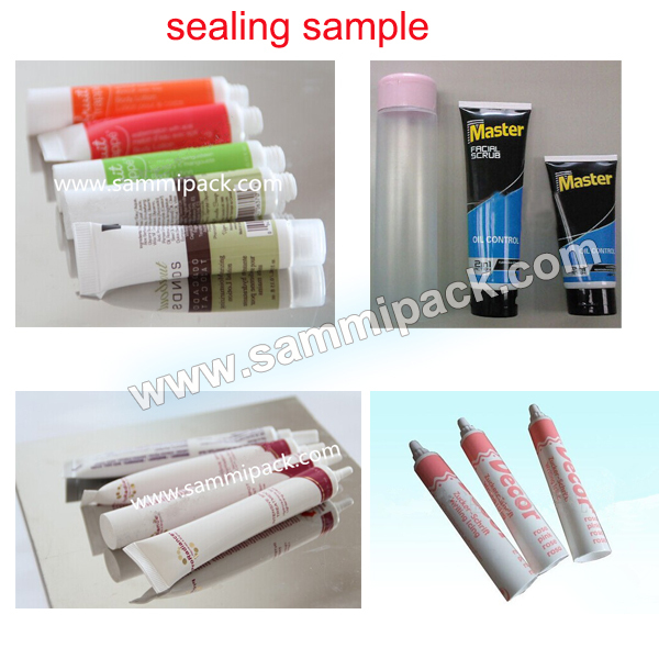 Semi Automatic Tube Heat Sealing Machine Tabletop Ultrasonic For Toothpaste