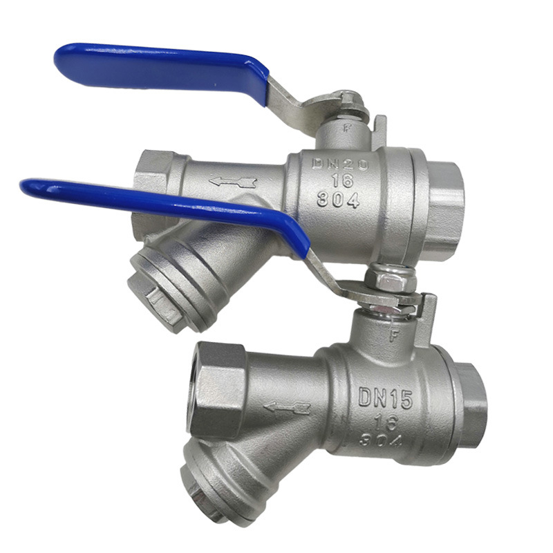 2&prime;&prime; Stainless Steel 304/316 Filter Ball Valve for Water Pipe