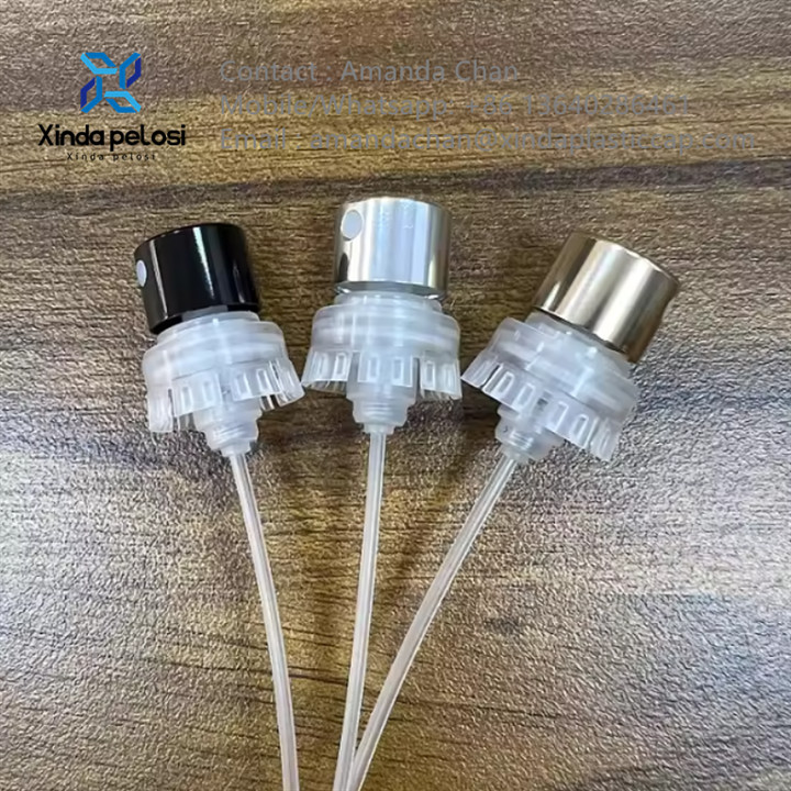 Black Gold Crimpless Atomizer Sprayer Perfume Mist Spray Crimpless Pump