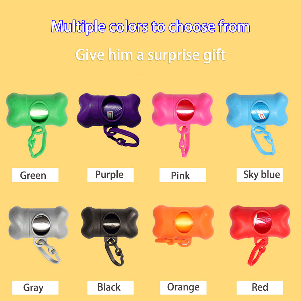Plastic Doggy Scent Zero Waste Dog Poop Bags / Compostable Poop Bags Portable Biodegradable