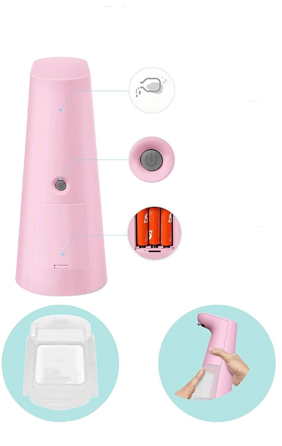 0.25s Automatic Foam Hand Sanitizer Dispenser