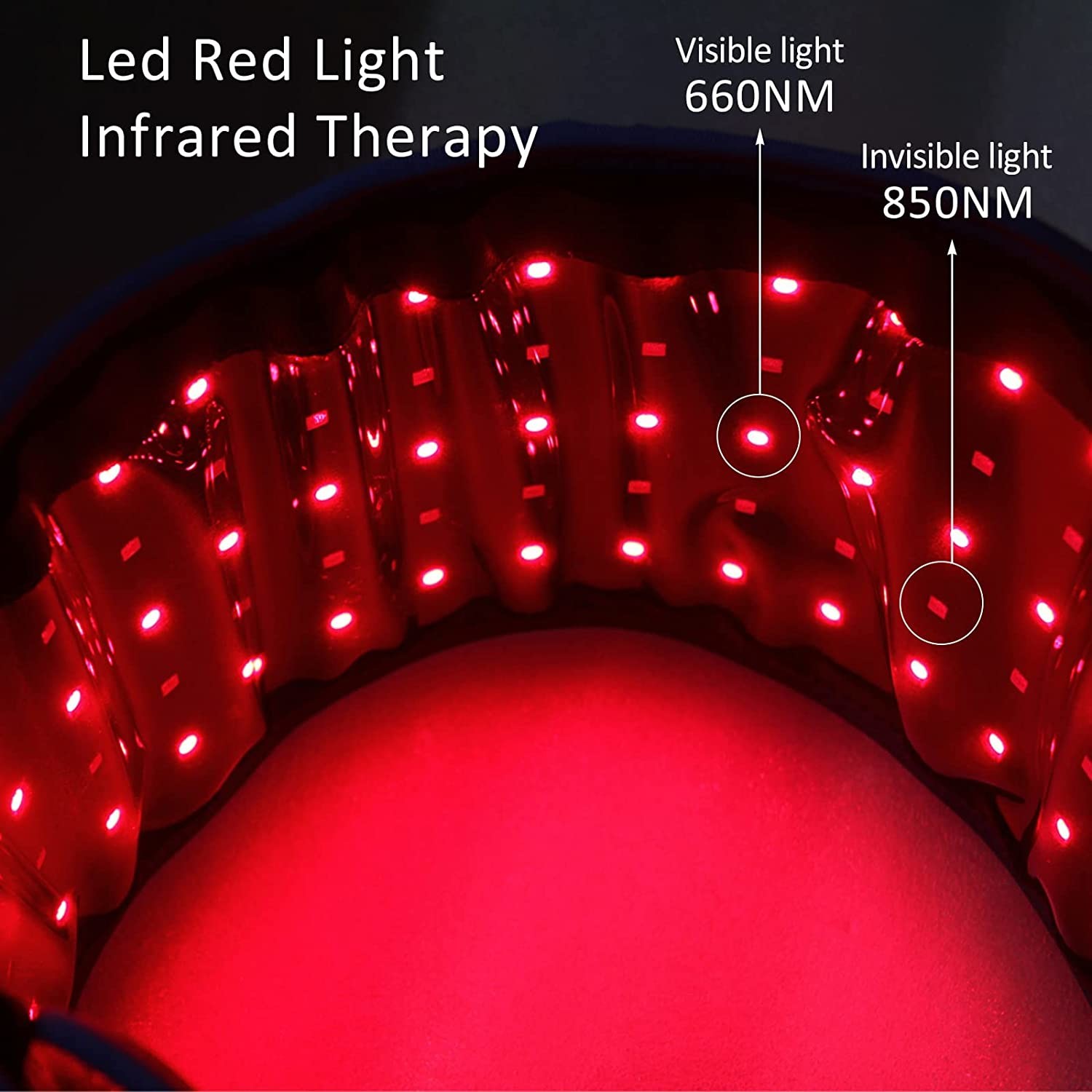 Pain Relief Infrared 660nm 850nm LED Red Light Slimming Belt