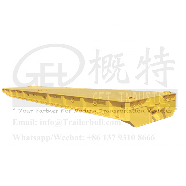 40ft 50T TERMINAL SUPER HEAVY MACHINE TRANSIT MAFI FLATBED ROLLER TRAILER Semi-Trailer for Transport