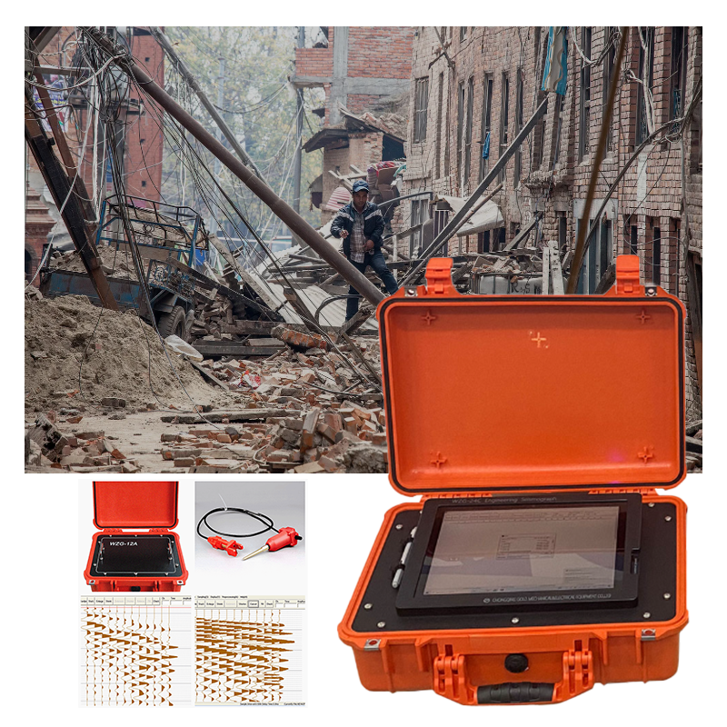 Ground Vibration Analyzer Seismic Data Logger Rock Mass Testing Equipment