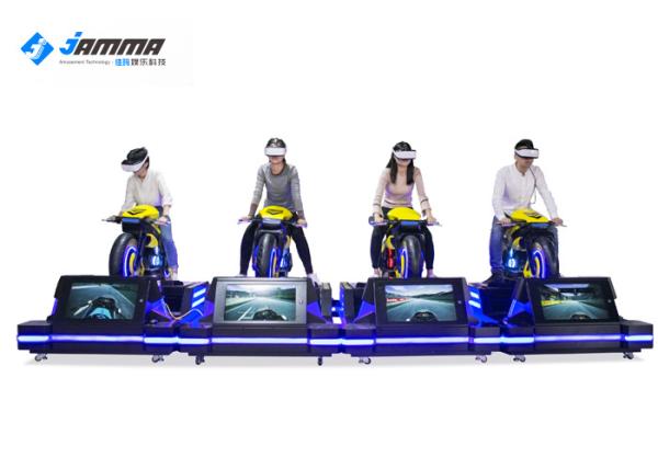 Quality Theater VR Motorcycle Simulator High Headset Resolution 2160 X 1200 Smooth Images for sale