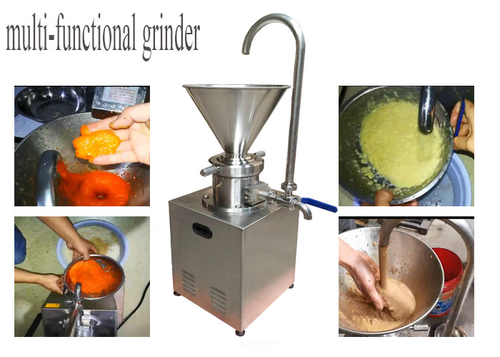 stainless steel tahini maker machine cocoa sauce grinding machine peanut butter equipment