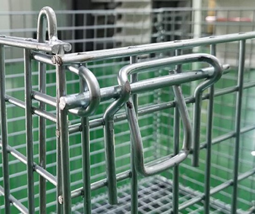 Durable Mesh 50 x 50 Folding Wire Container 48x40x42 Loading 600 kg