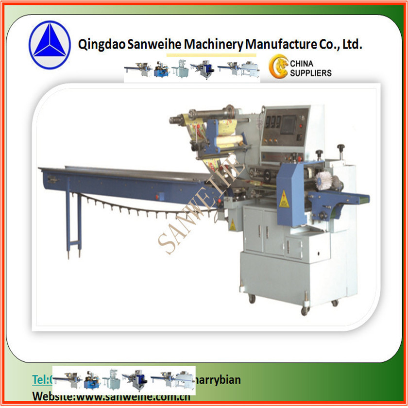 220V 50HZ Horizontal Flow Wrap Machine SWSF 720 Electric Packing Machine