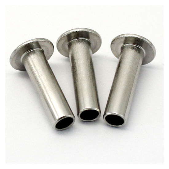 M2 Oval Head Semi Tubular Rivet Aluminium DIN For TM 8-32*6 Male Screw