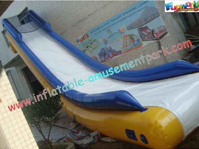 0.9mm PVC Tarpaulin Outdoor Inflatable Floating Slide For Sea
