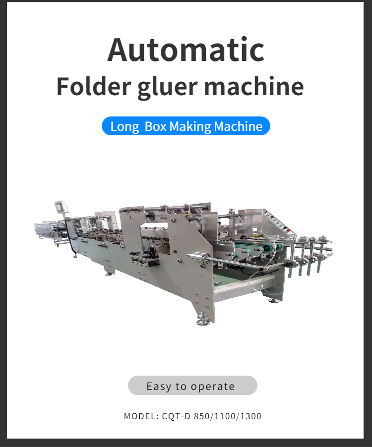 3500 kg Paper Folding Machine for Automatic Folder Gluer Cardboard Box Production
