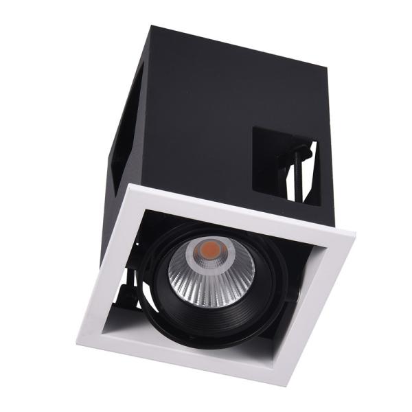 jewelry store single square COB LED grille spotlight 10W recessed led light