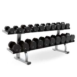Gym Equipment Dumbbell Sets Rack Free 2 Layers Dumbbell Rack Set Rack for Sale