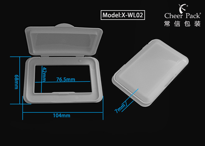 42mm PP Plastic Flip Top Cap For Baby Wet Wipes Packing Tissues