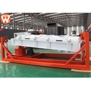 Two Layer Sieve Rotary Sifter Screener 8 - 16T/H Fully Enclosed Structure