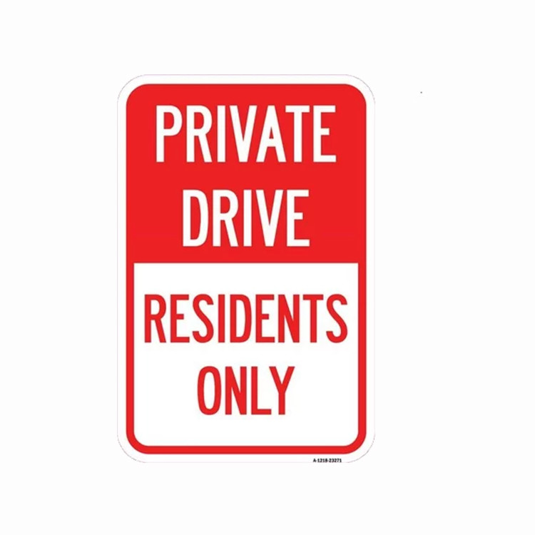 Octagonal Metal Pedestrian Reflective Safety Signs for Public Safety