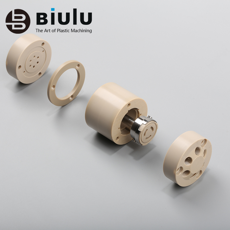 Engineer Plastic Peek Precision Plastic Machining Custom Part 0.01mm Tolerance