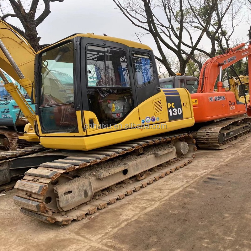 used excavator komatsu pc130/original engine second hand komatsu pc130 in low price on sale
