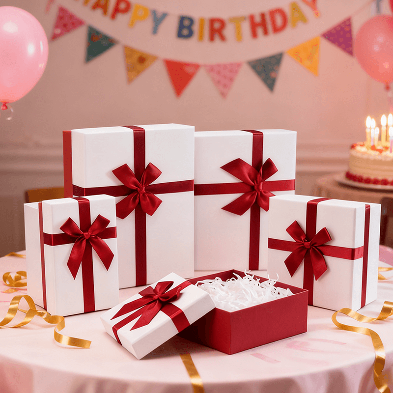 Factory Custom Luxury Gift Rigid Box With Lid Coated Paperboard Featuring Matt