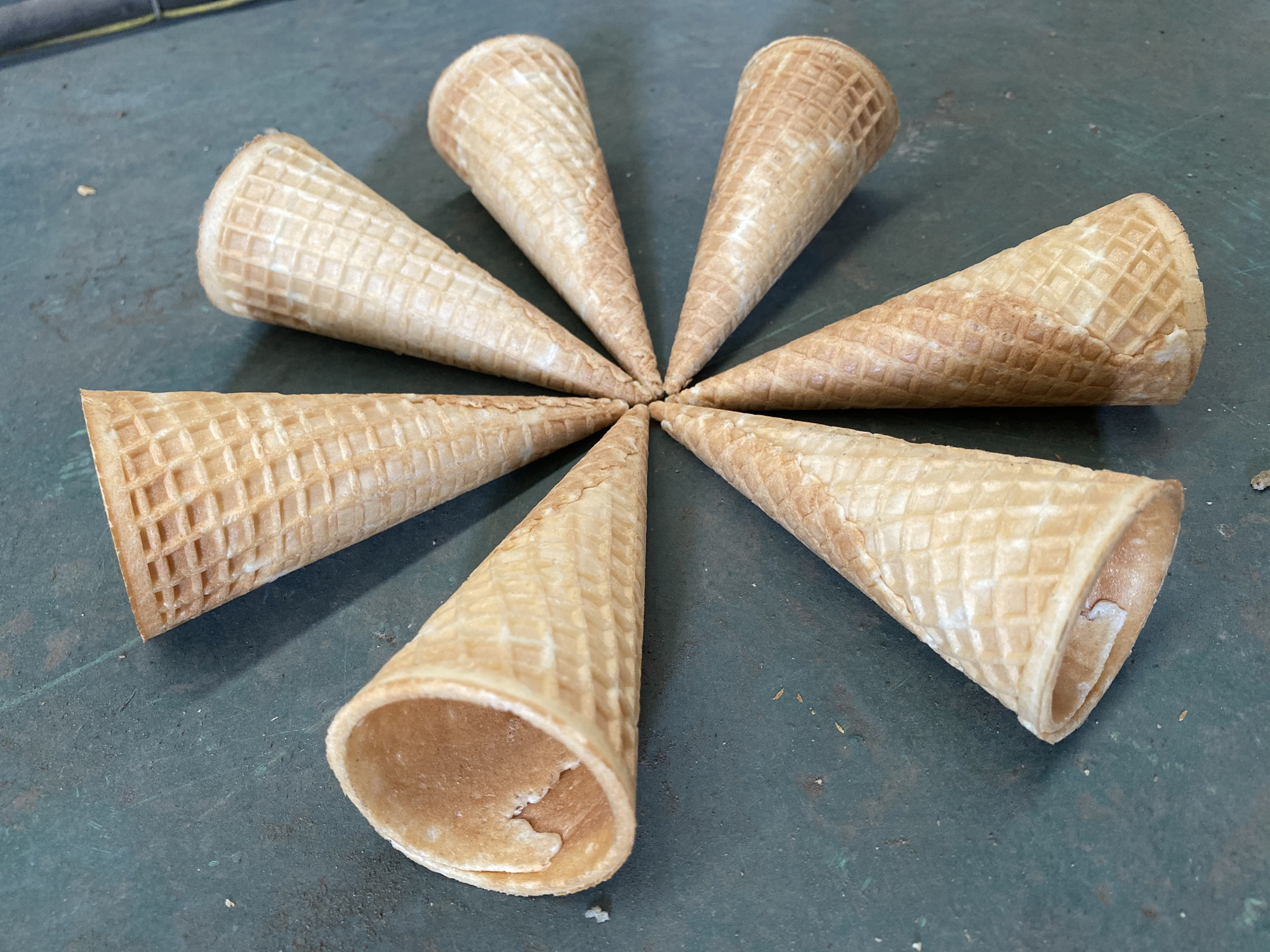 7kg/H 380V Automatic Ice Cream Cone Machine LPG Consumption