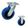 Buy cheap Blue TPR 6inch Heavy Duty Casters With Flat Tread For Office Buildings from wholesalers