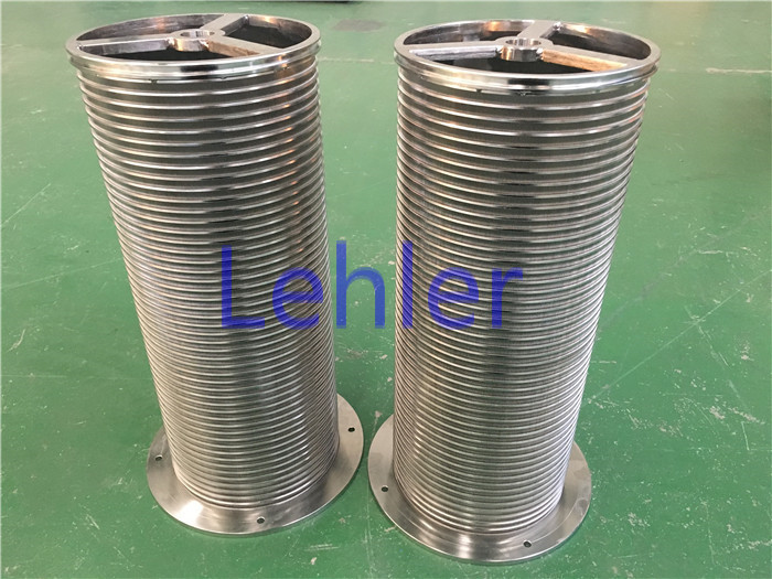0.5mm Slot SS304 Wedge Wrapped Wire Screen for Seawater Filter Element