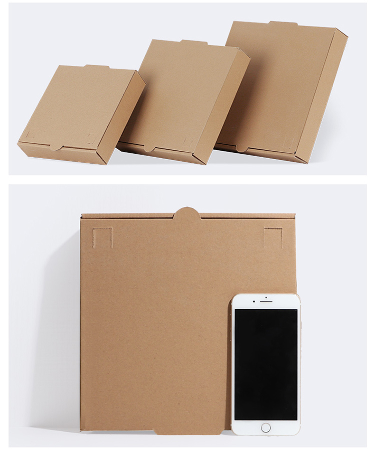 Food Packaging Carton 14 Inch Pizza Boxes Individual Packing Matt Lamination