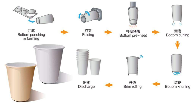 Fully Automatic Paper Cup Machine Hot Drink Cup Paper Cup Making Machine