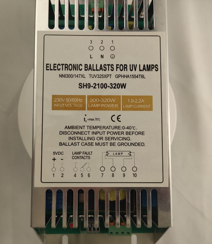 320W Dimming Electronic Ballast For Double Amalgam Germicidal Lamp Reactor 0