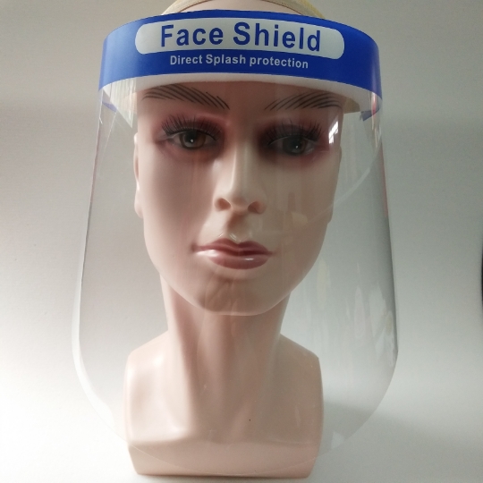 Visor Medical Anti-Fog Dental Clear Full Face Protective Disposable Face Shield With Splash Shield