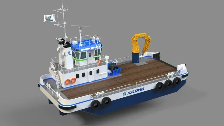 JULONG JLWB350 Multi Function Work Boat Tug Boat Auxiliary Dredger Working