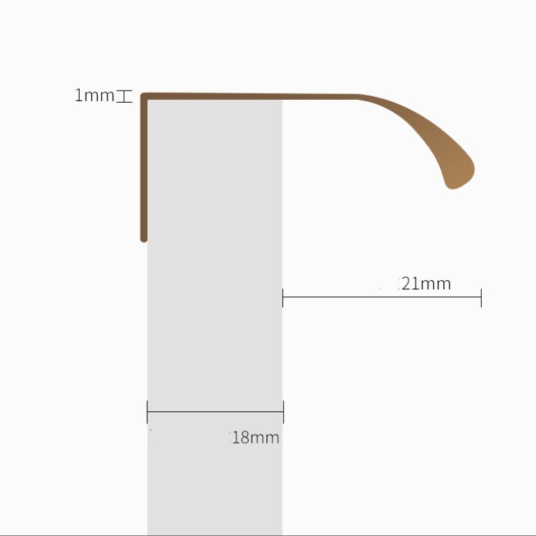 1000mm Aluminum Hidden Pull Handles For Cabinet Wardrobe Accessories
