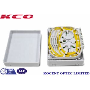 4 Port 4 Core Wall Mount Fiber Optic Termination Box with 4 Cable Port for FTTH