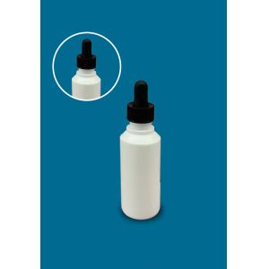 70Ml Plastic E-Liquid Dropper Bottle with Childproof Cap White  Electronic Smoking E-Liquid Applicator Squeezable Bottle