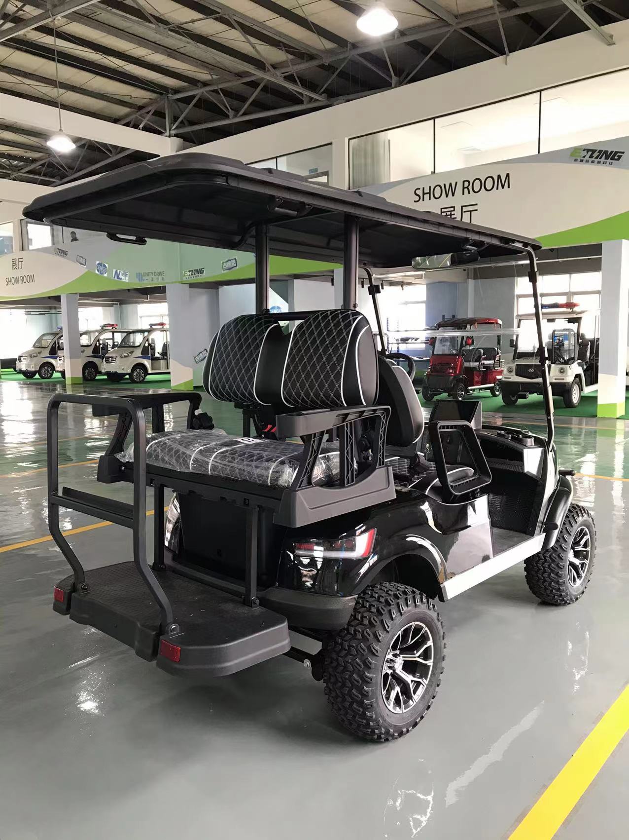 4 Wheel Electric Golf Cart for Golfing Sightseeing Car with Minimum Grand Clearance of 150-200mm and OEM ODM Support